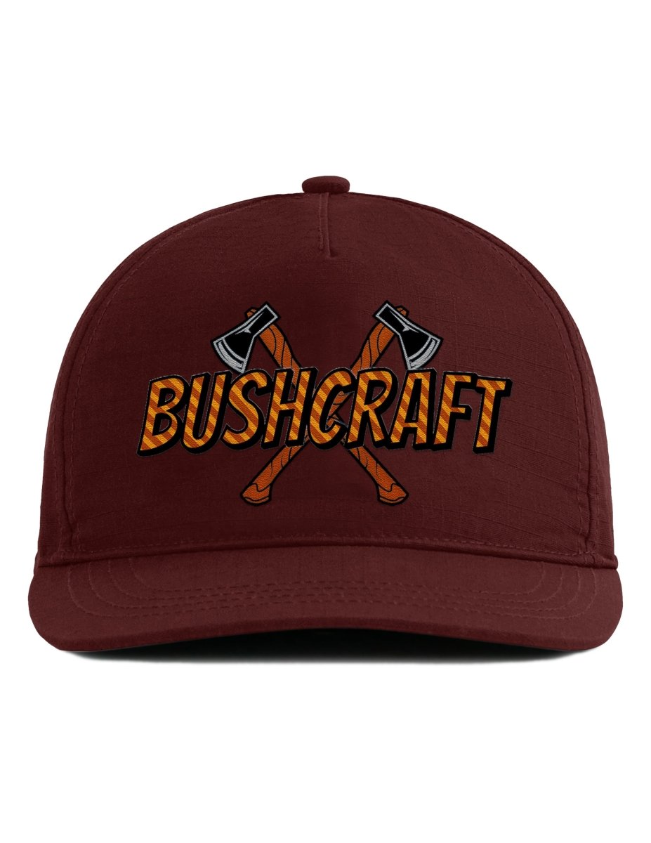 Snapback Cap – Bushcraft – Unisex - Bestickt - Schwarzer - Kaffee