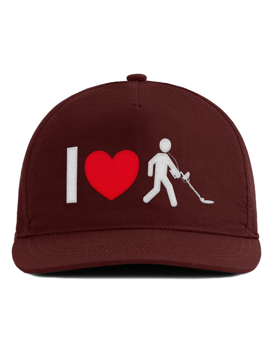 Snapback Cap – I love Sondeln – Bestickt – Unisex Basecap - Schwarzer - Kaffee