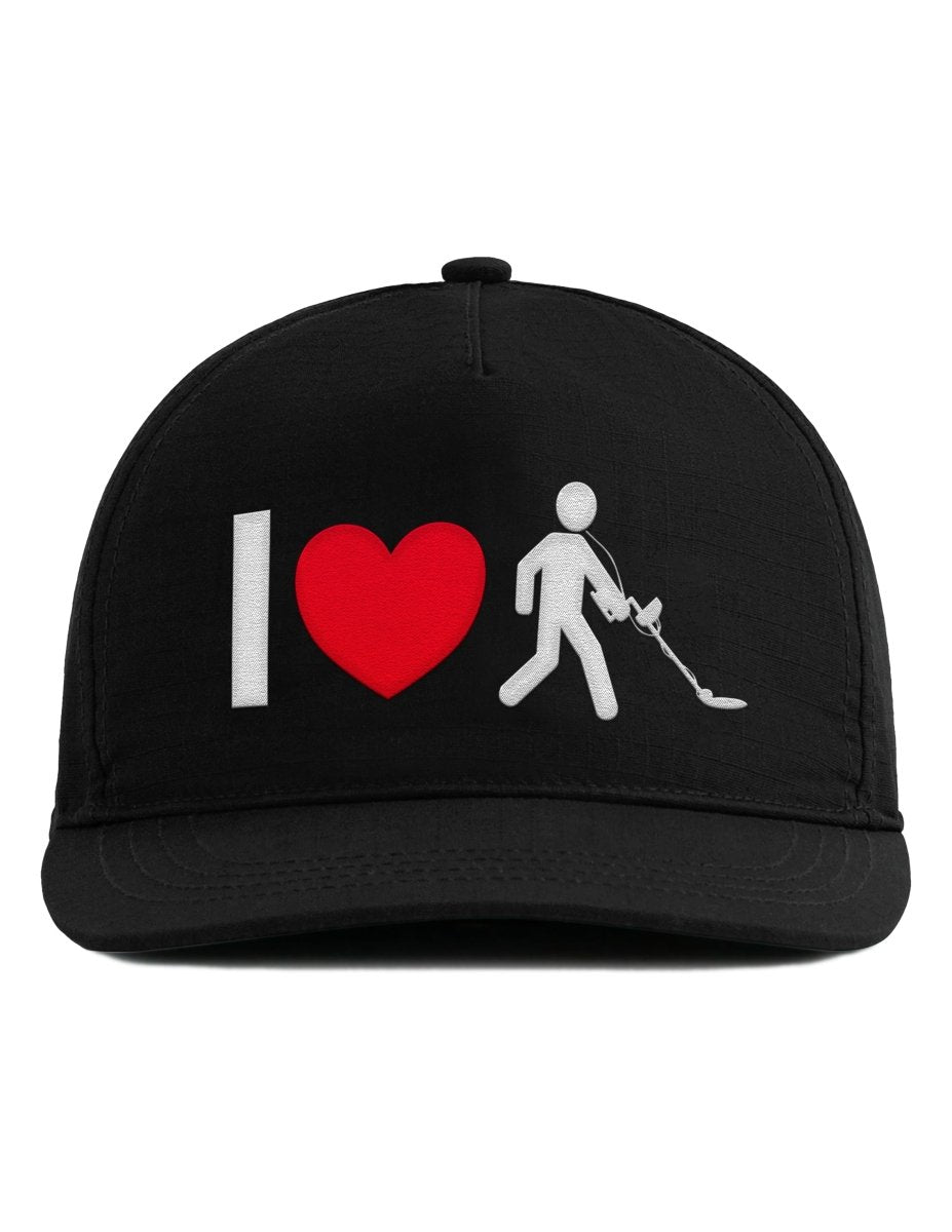 Snapback Cap – I love Sondeln – Bestickt – Unisex Basecap - Schwarzer - Kaffee