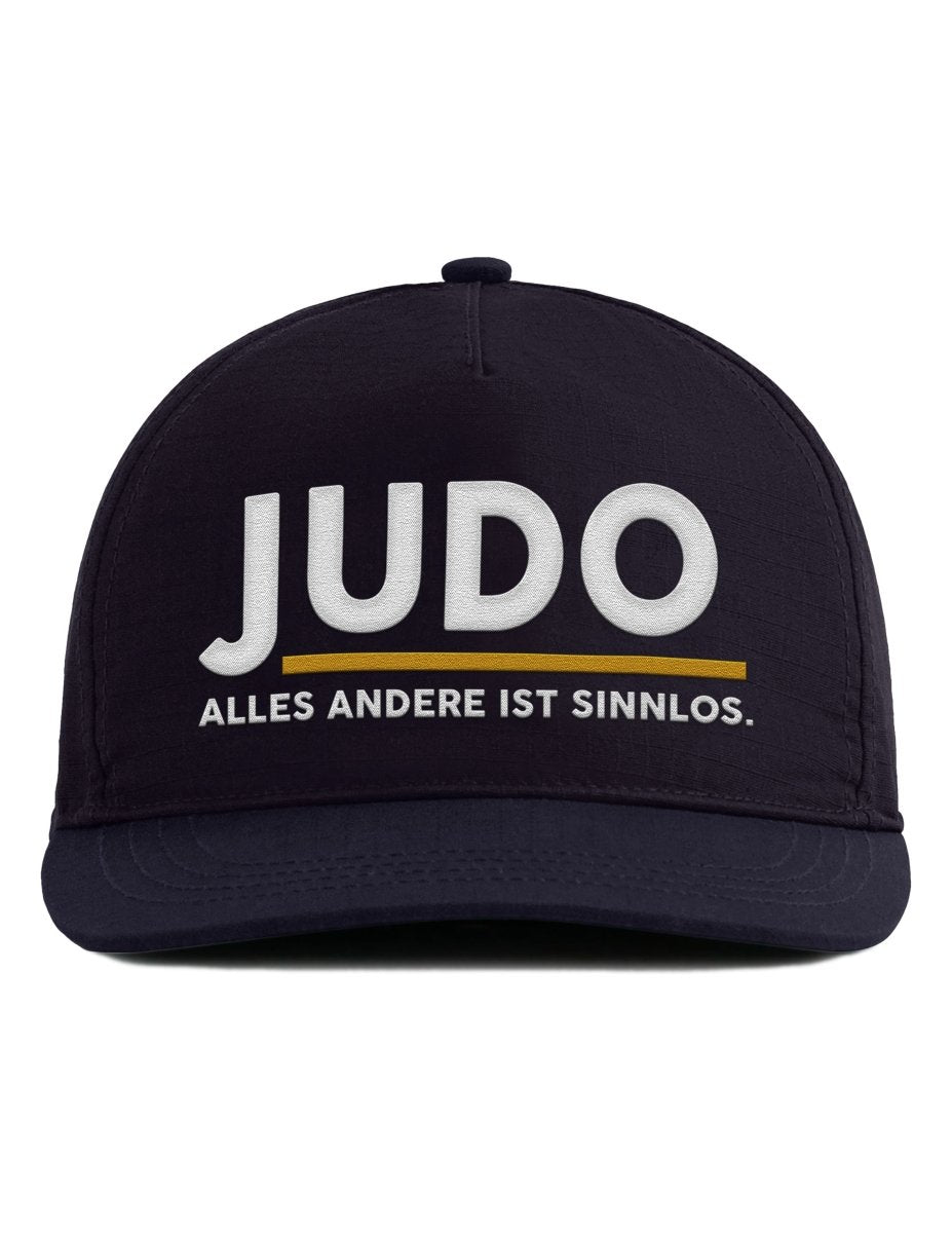 Snapback Cap – Judo alles andere ist sinnlos – Unisex Basecap - Bestickt - Schwarzer - Kaffee