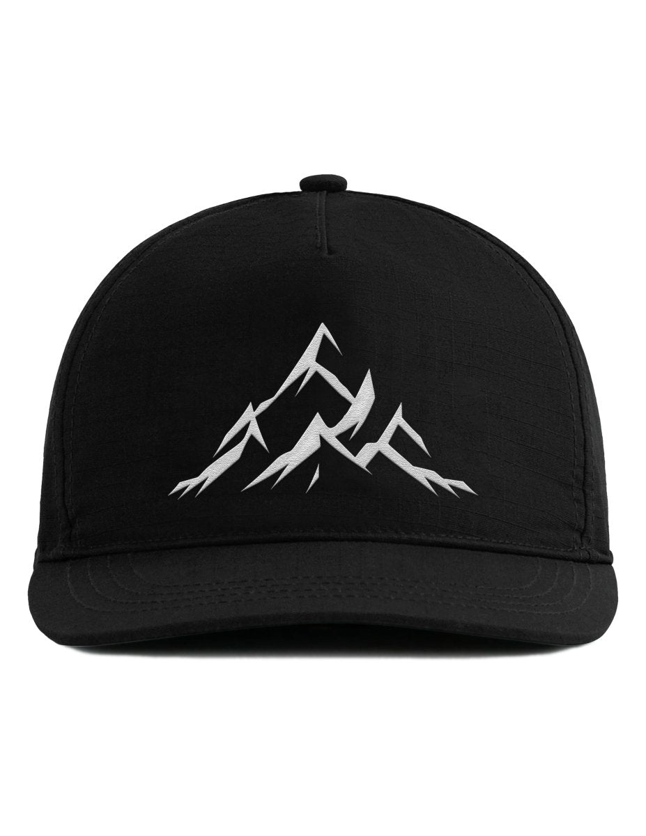 Snapback Cap – Mountain – Bestickt – Unisex Basecap - Schwarzer - Kaffee