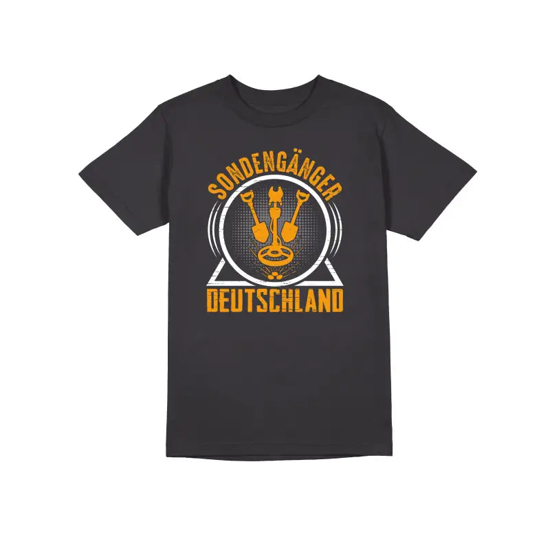 Sondengänger Deutschland Sondler Herren Unisex T - Shirt - S / Dunkelgrau