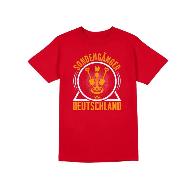 Sondengänger Deutschland Sondler Herren Unisex T - Shirt - S / Rot