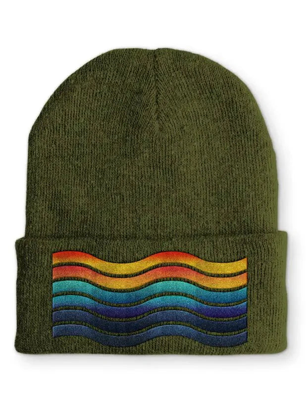 Sonne Meer Statement Beanie Mütze mit Spruch - tshirtladen - Mütze