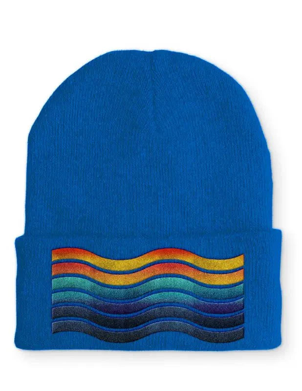 Sonne Meer Statement Beanie Mütze mit Spruch - tshirtladen - Mütze
