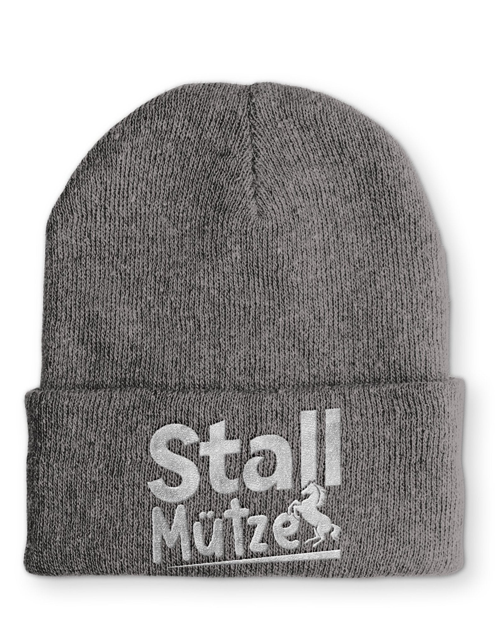 Stall Mütze Statement Beanie Mütze mit Spruch - tshirtladen - Mütze