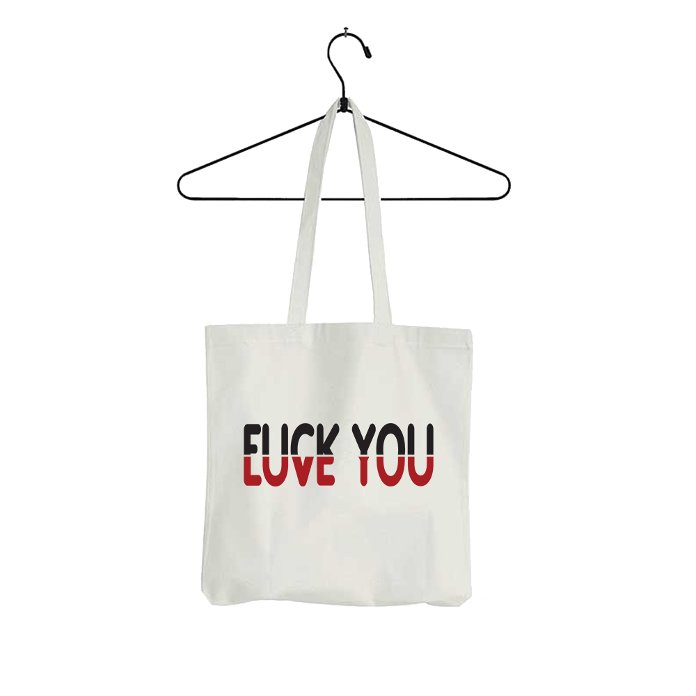 Tasche Love you - Schwarzer - Kaffee