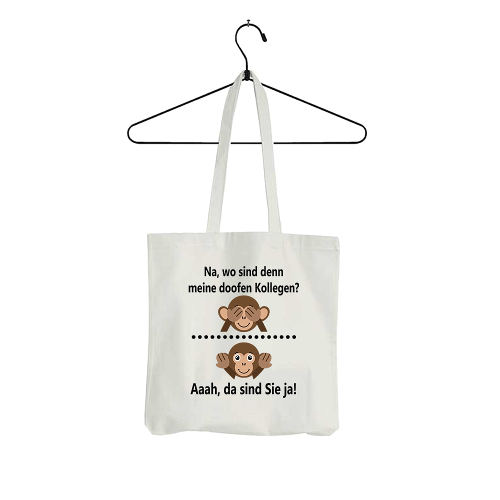 Tasche Na, wo sind denn meine doofen Kollegen - Schwarzer - Kaffee