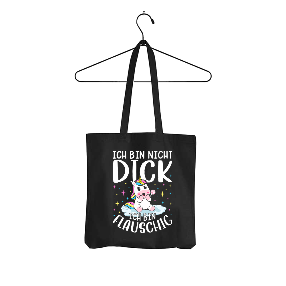 Tasche Ich bin nicht dick, ich bin flauschig