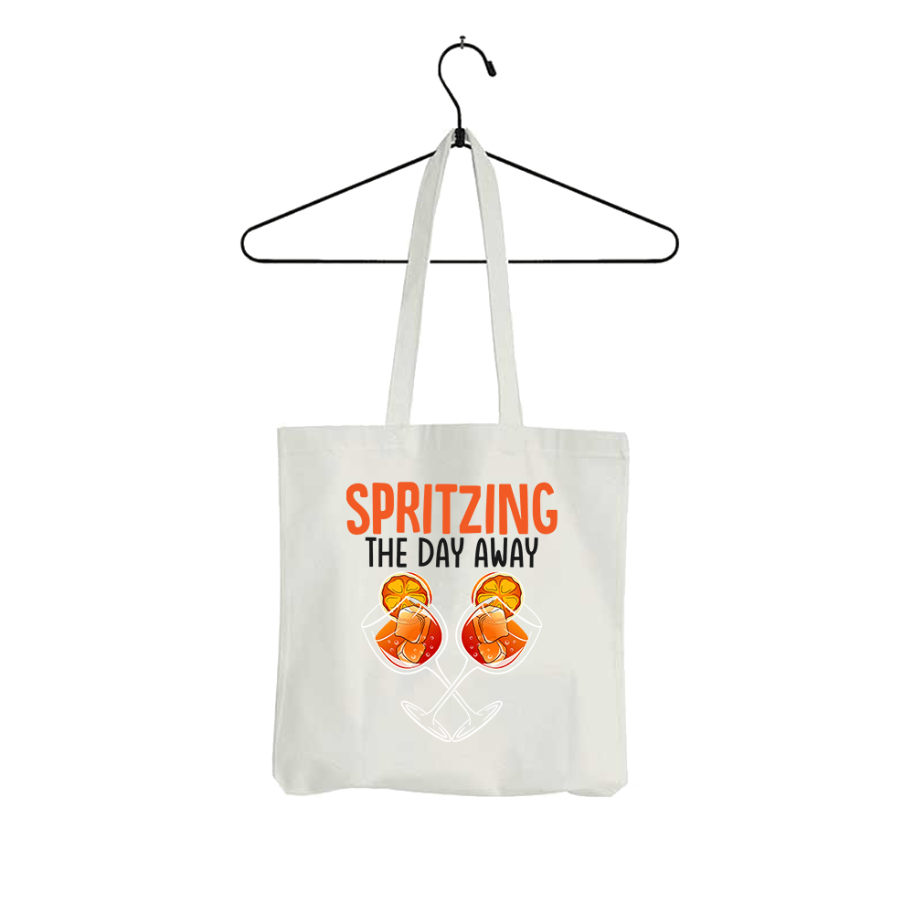 Tasche Spritzing the day away - Schwarzer - Kaffee