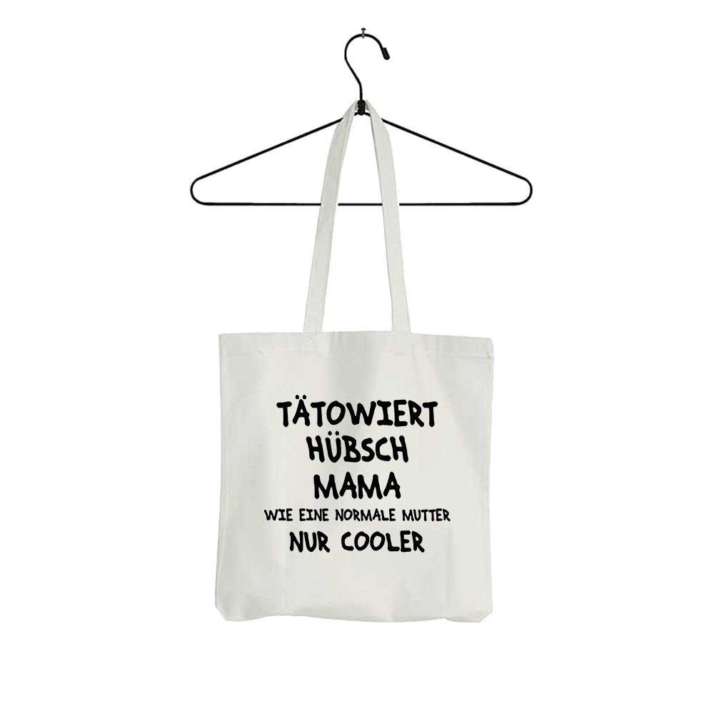 Tasche Tätowiert Hübsch Mama - Schwarzer - Kaffee