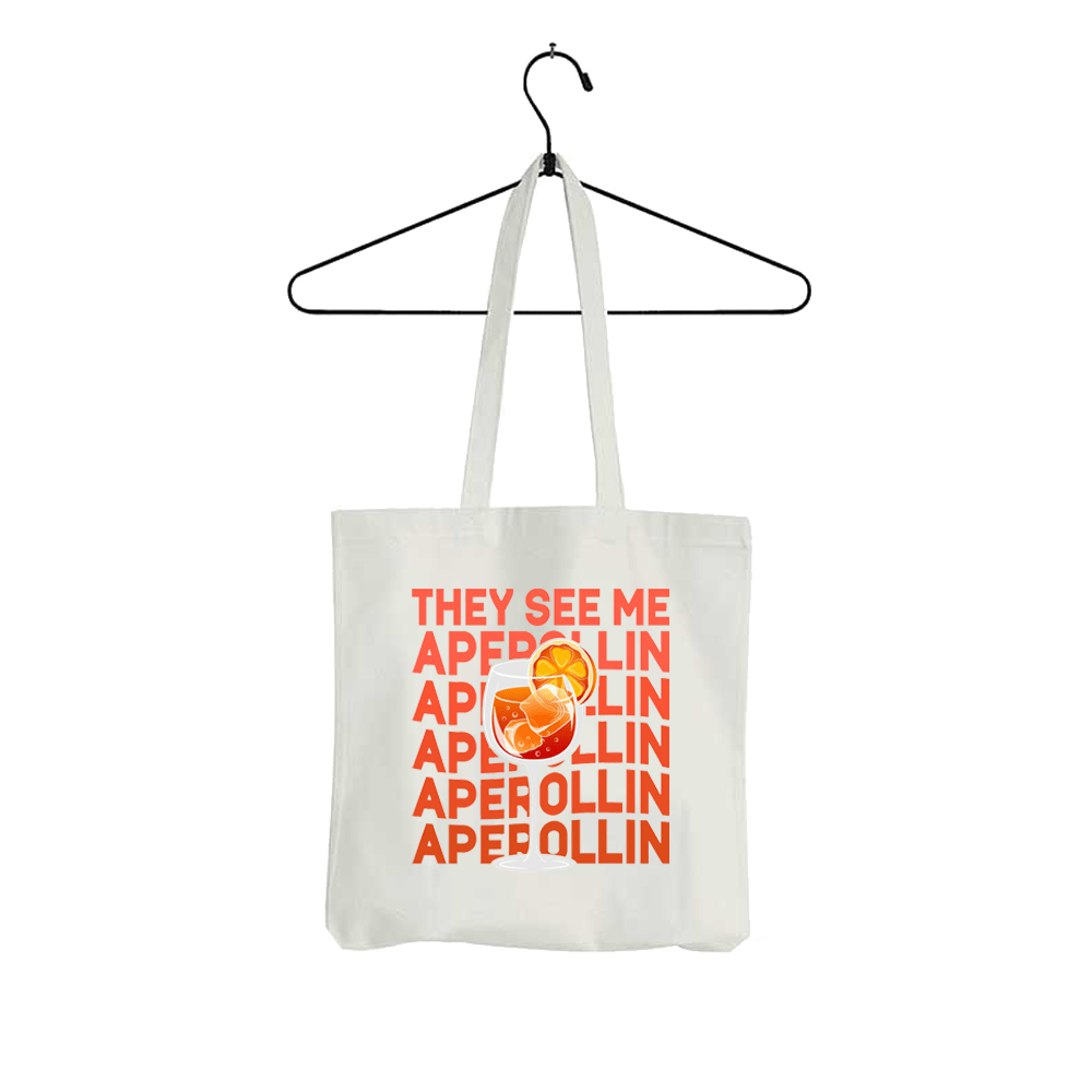 Tasche They see me Aperollin - Schwarzer - Kaffee