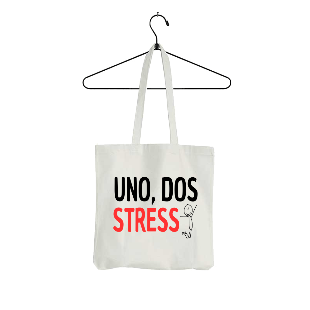 Tasche UNO, DOS STRESS - Schwarzer - Kaffee