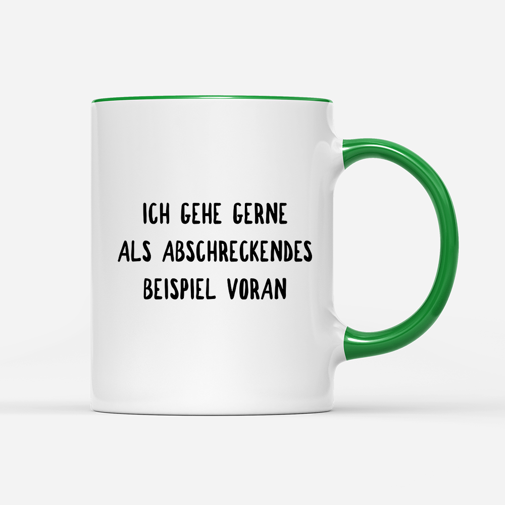 Tasse Abschreckendes Beispiel - Schwarzer - Kaffee