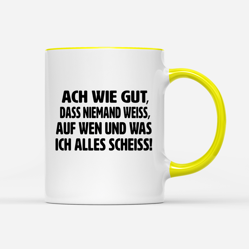 Tasse ach wie gut - Schwarzer - Kaffee