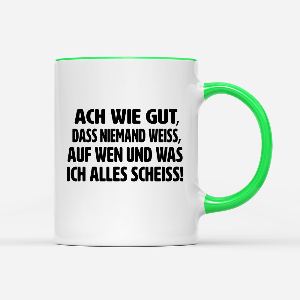 Tasse ach wie gut - Schwarzer - Kaffee