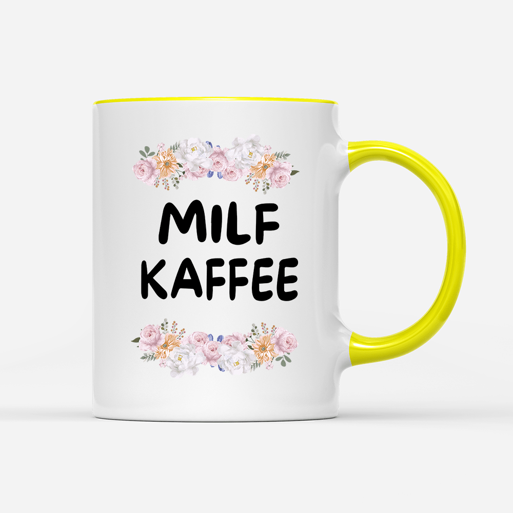 Tasse Blumen Milf Kaffee - Schwarzer - Kaffee