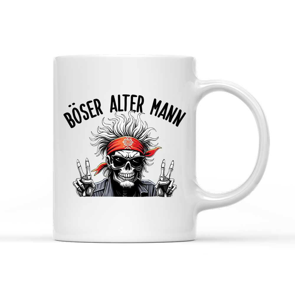 Tasse Böser alter Mann - Schwarzer - Kaffee