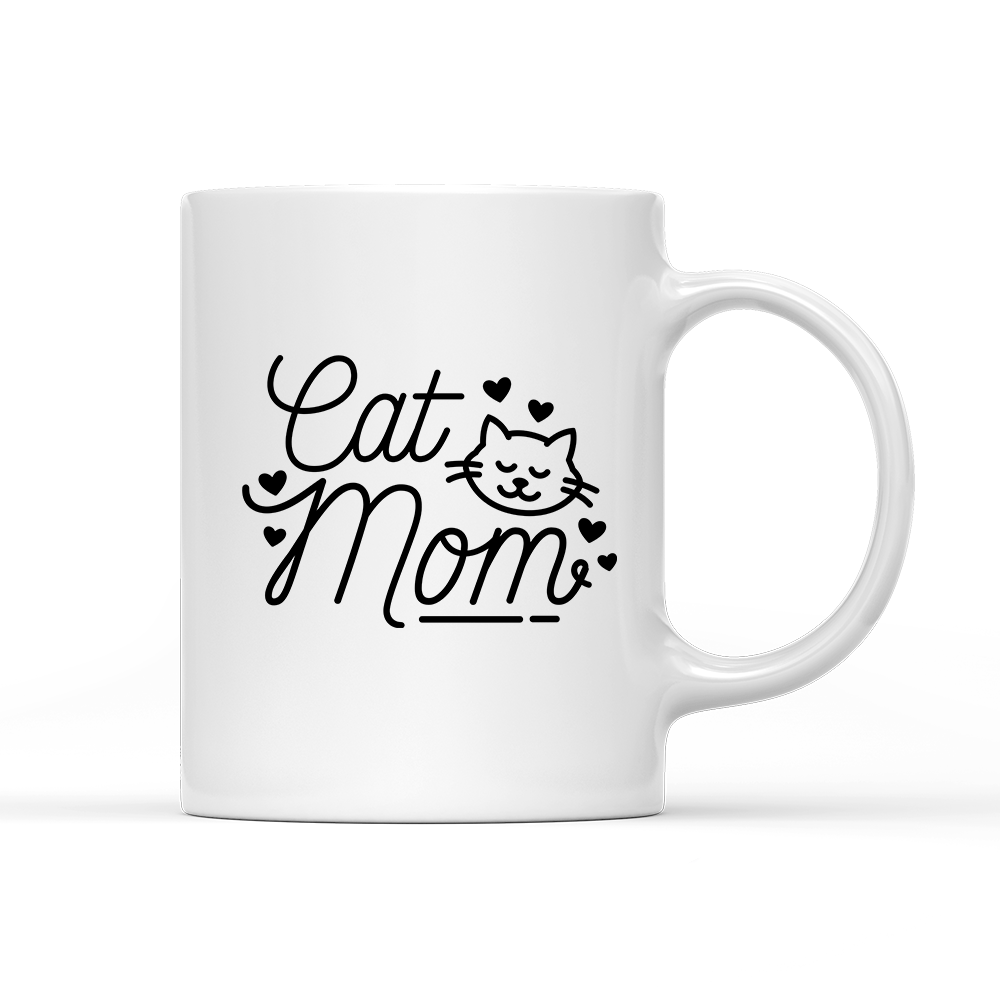 Tasse Cat Mom - Schwarzer - Kaffee