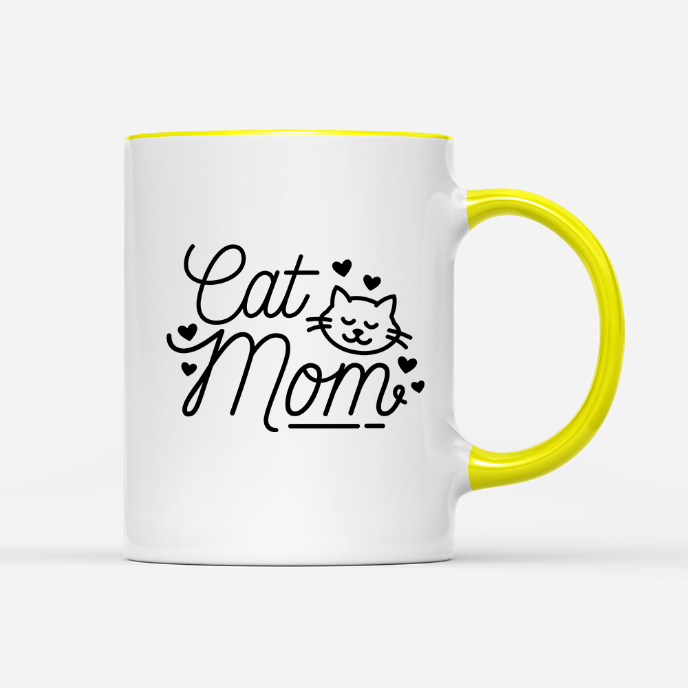 Tasse Cat Mom - Schwarzer - Kaffee