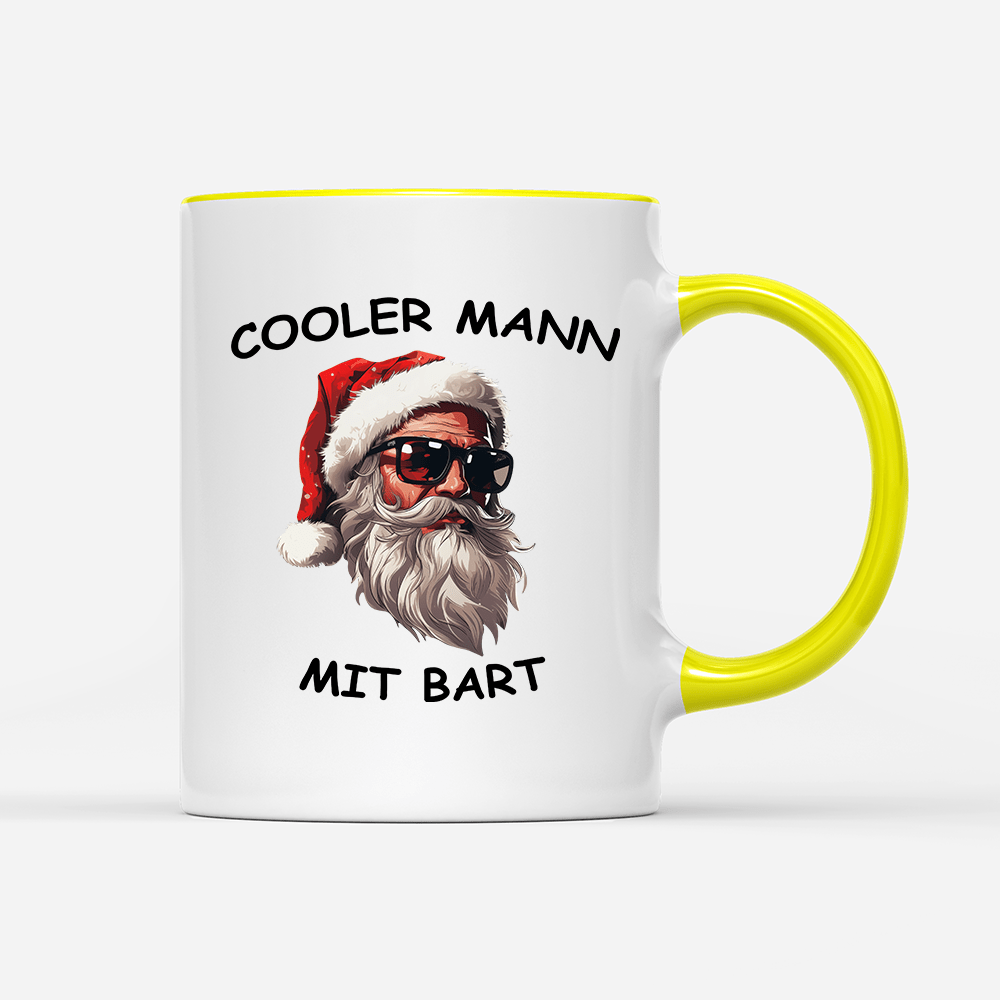 Tasse Cooler Mann mit Bart - Schwarzer - Kaffee