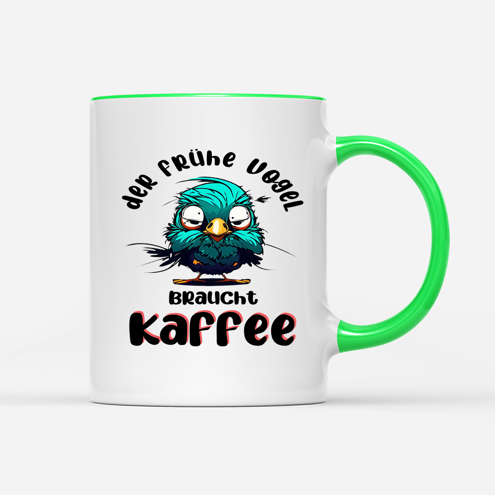 Tasse der frühe Vogel - Schwarzer - Kaffee
