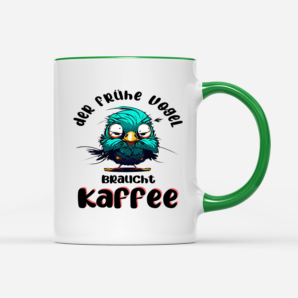 Tasse der frühe Vogel - Schwarzer - Kaffee