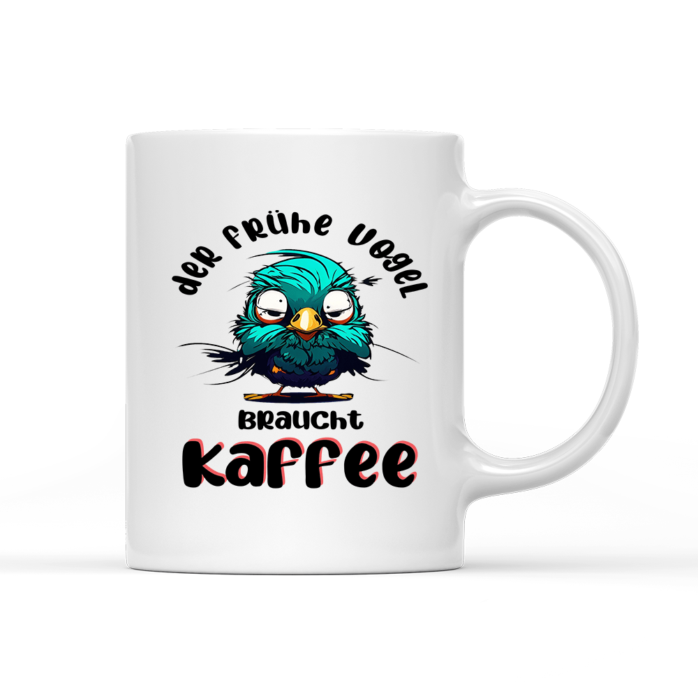 Tasse der frühe Vogel - Schwarzer - Kaffee