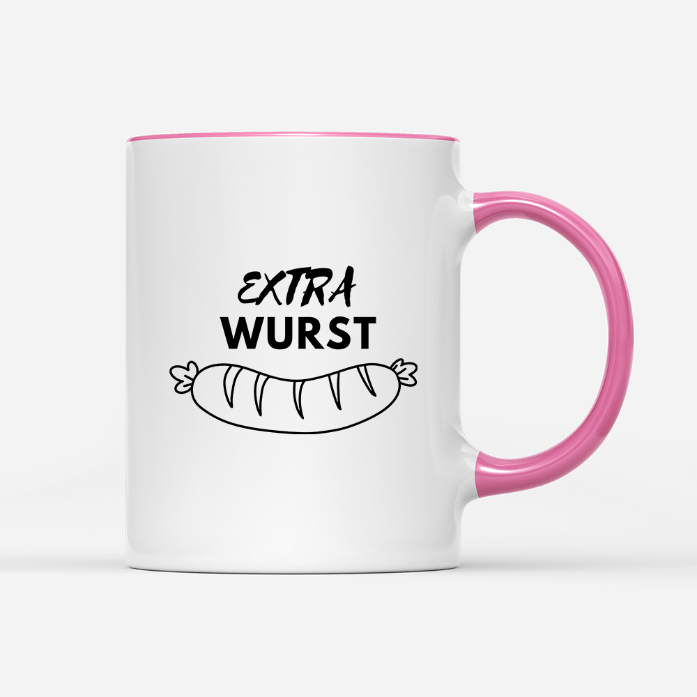 Tasse Extra Wurst - Schwarzer - Kaffee