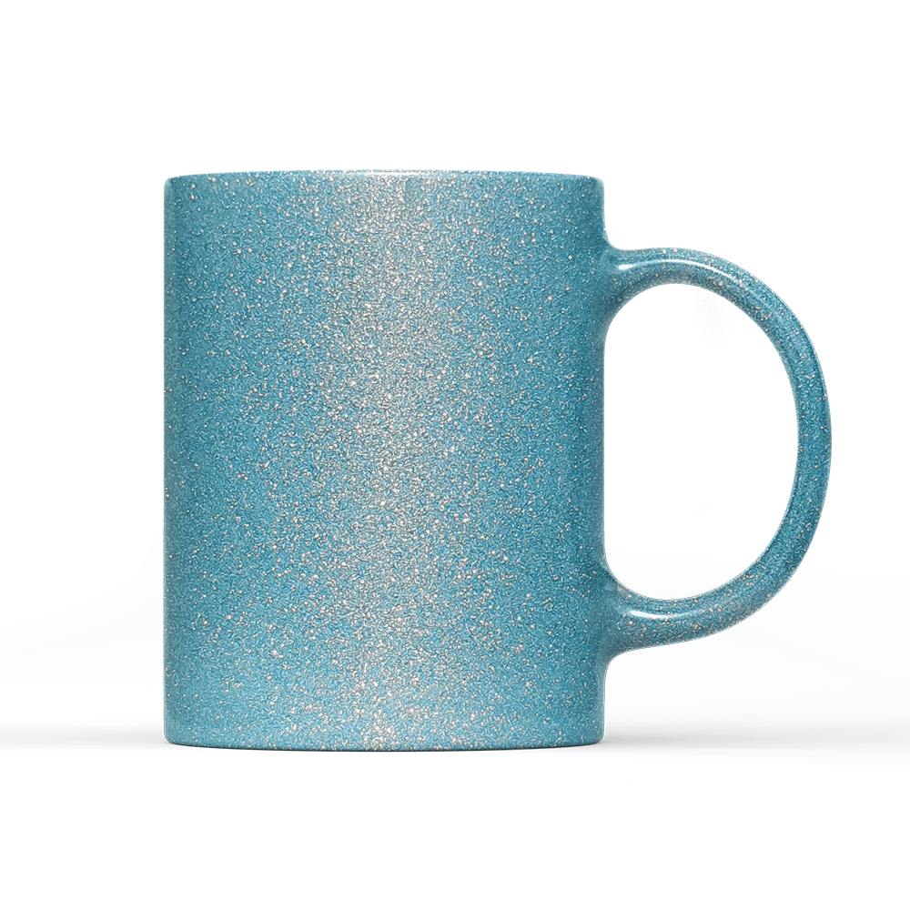 Tasse Glitzer Edition Blanko - Schwarzer - Kaffee