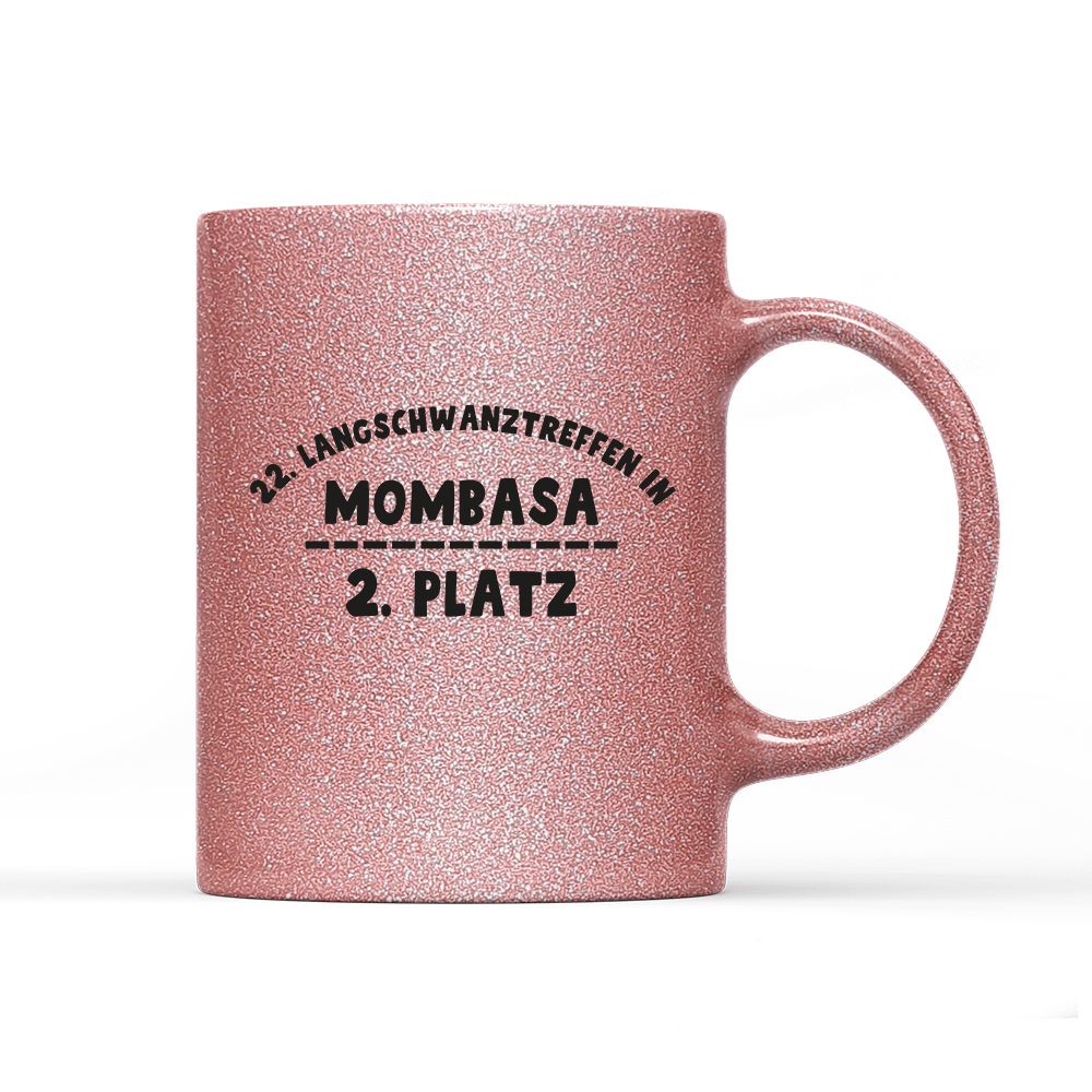 Tasse Glitzer Edition Zweiter Platz - Schwarzer - Kaffee