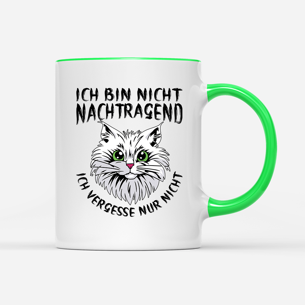 Tasse Ich bin nicht nachtragend - Schwarzer - Kaffee
