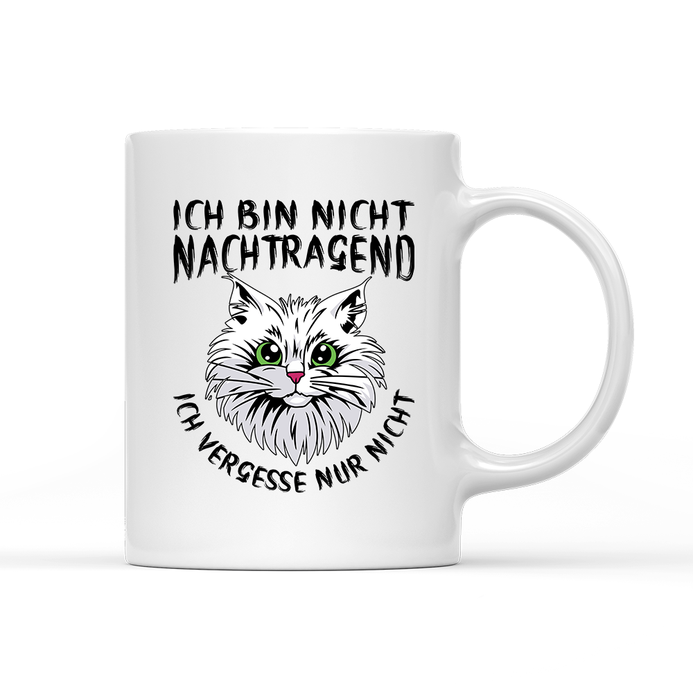 Tasse Ich bin nicht nachtragend - Schwarzer - Kaffee