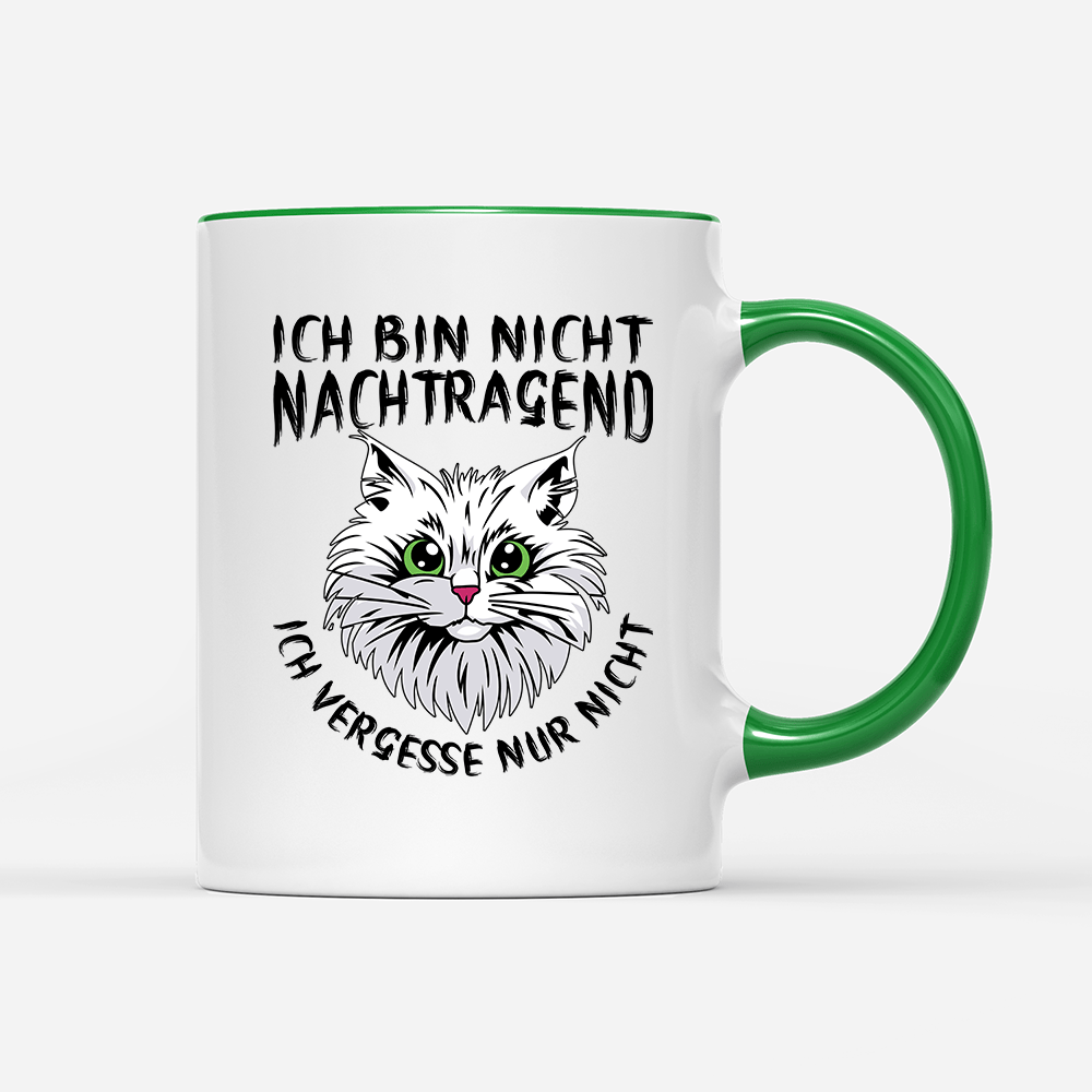 Tasse Ich bin nicht nachtragend - Schwarzer - Kaffee