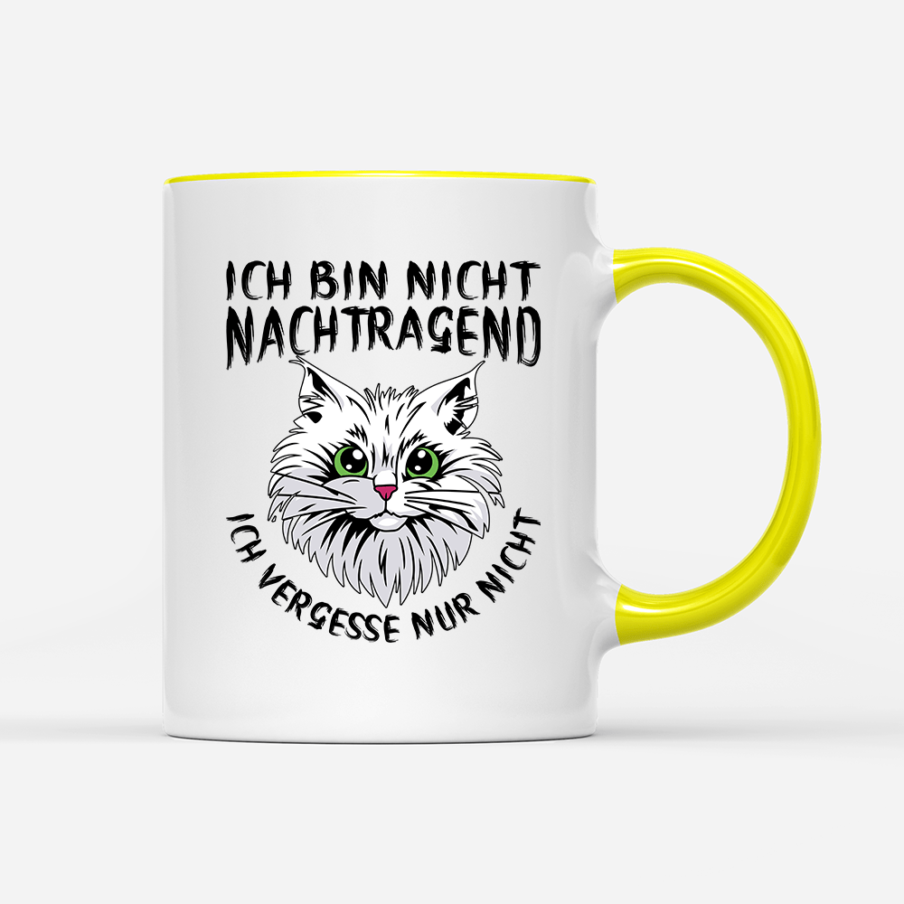 Tasse Ich bin nicht nachtragend - Schwarzer - Kaffee