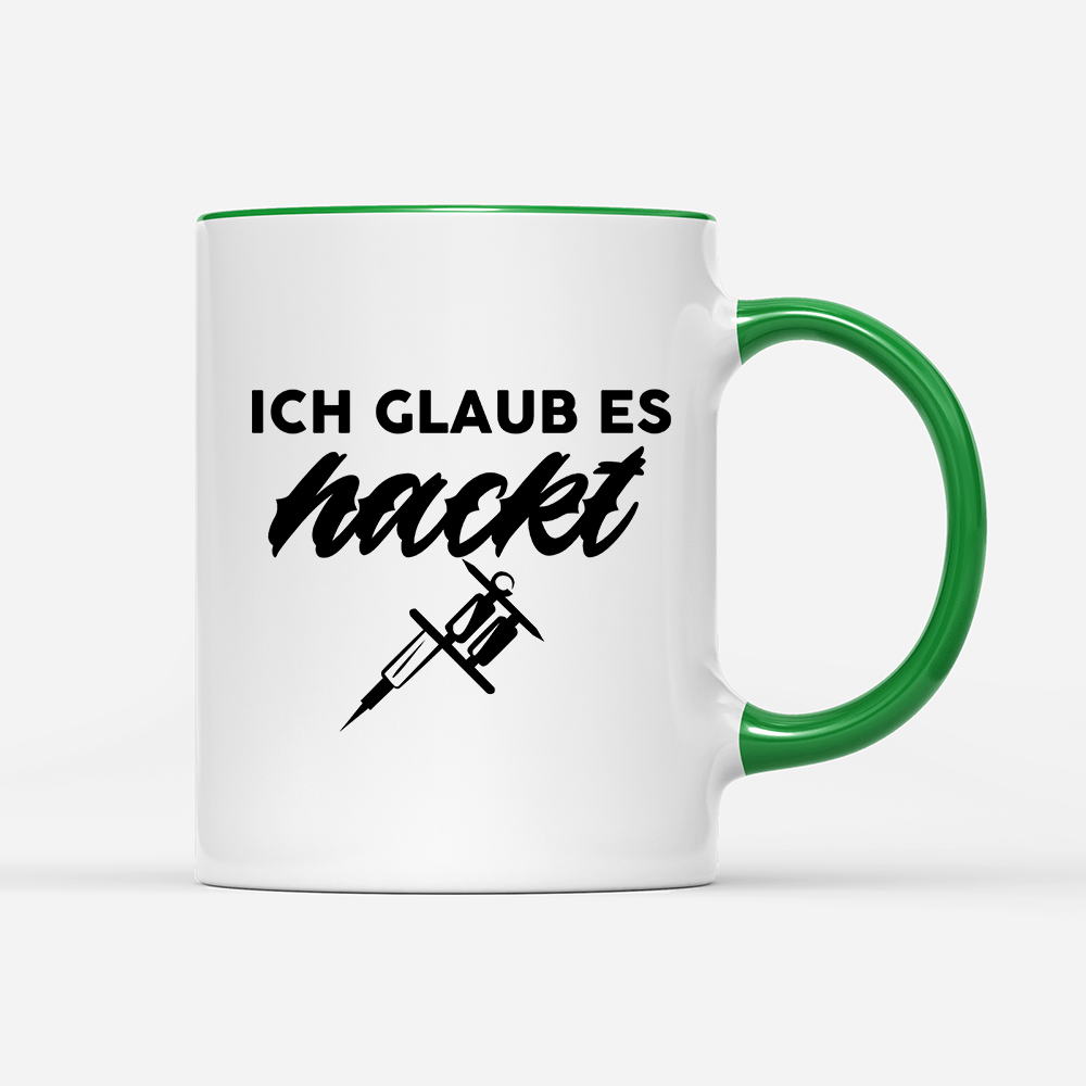 Tasse Ich glaub es hackt - Schwarzer - Kaffee