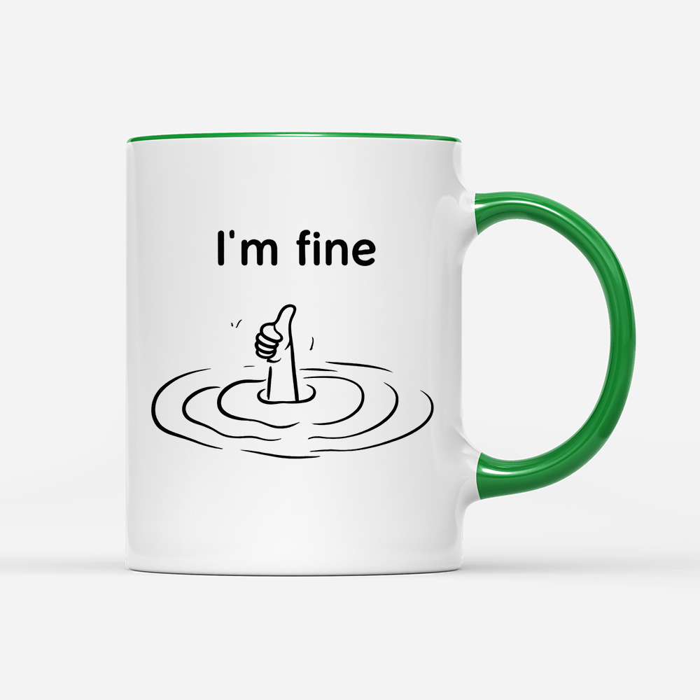 Tasse Im fine - Schwarzer - Kaffee