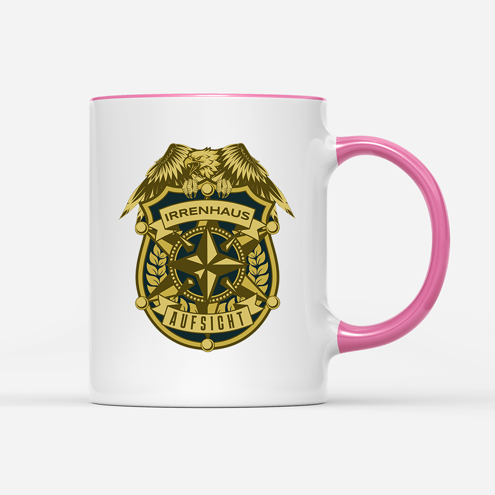 Tasse Irrenhaus Aufsicht - Schwarzer - Kaffee