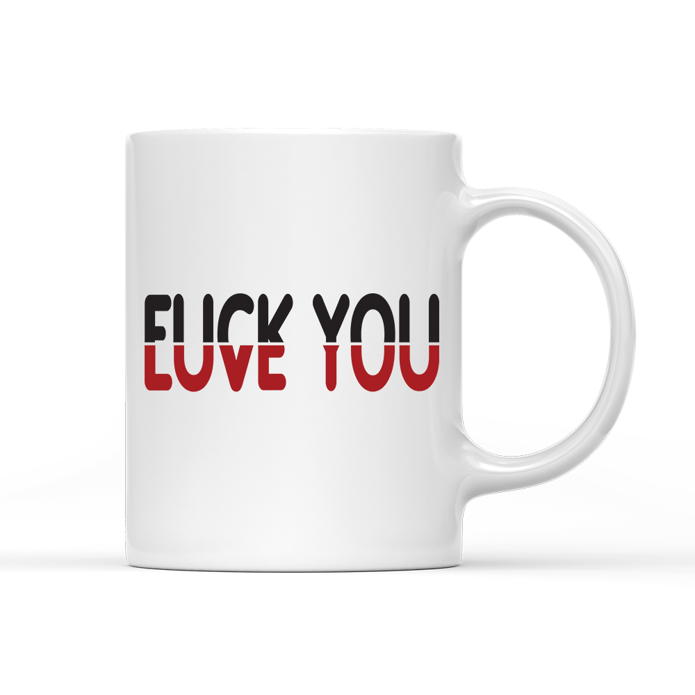 Tasse Love you - Schwarzer - Kaffee