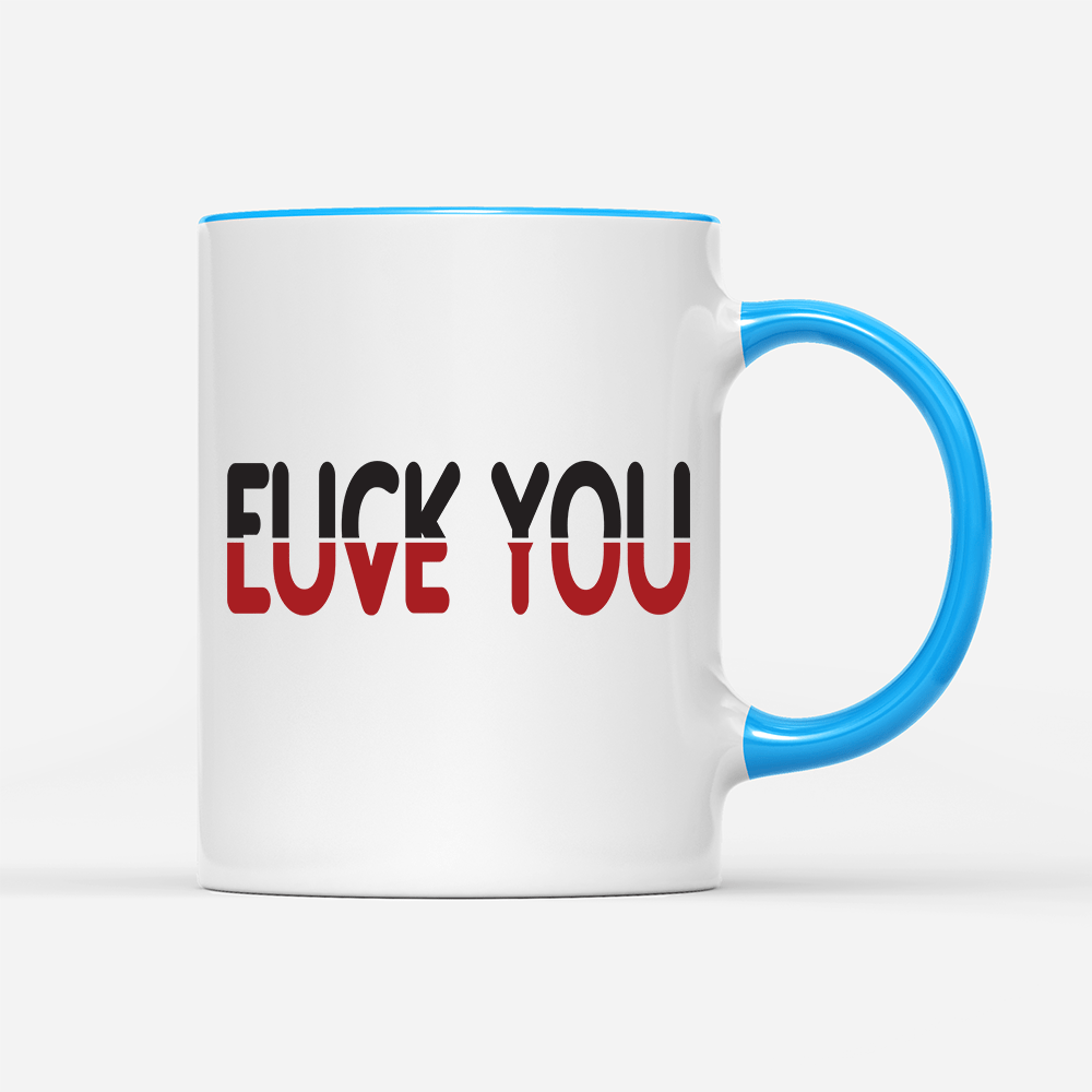 Tasse Love you - Schwarzer - Kaffee