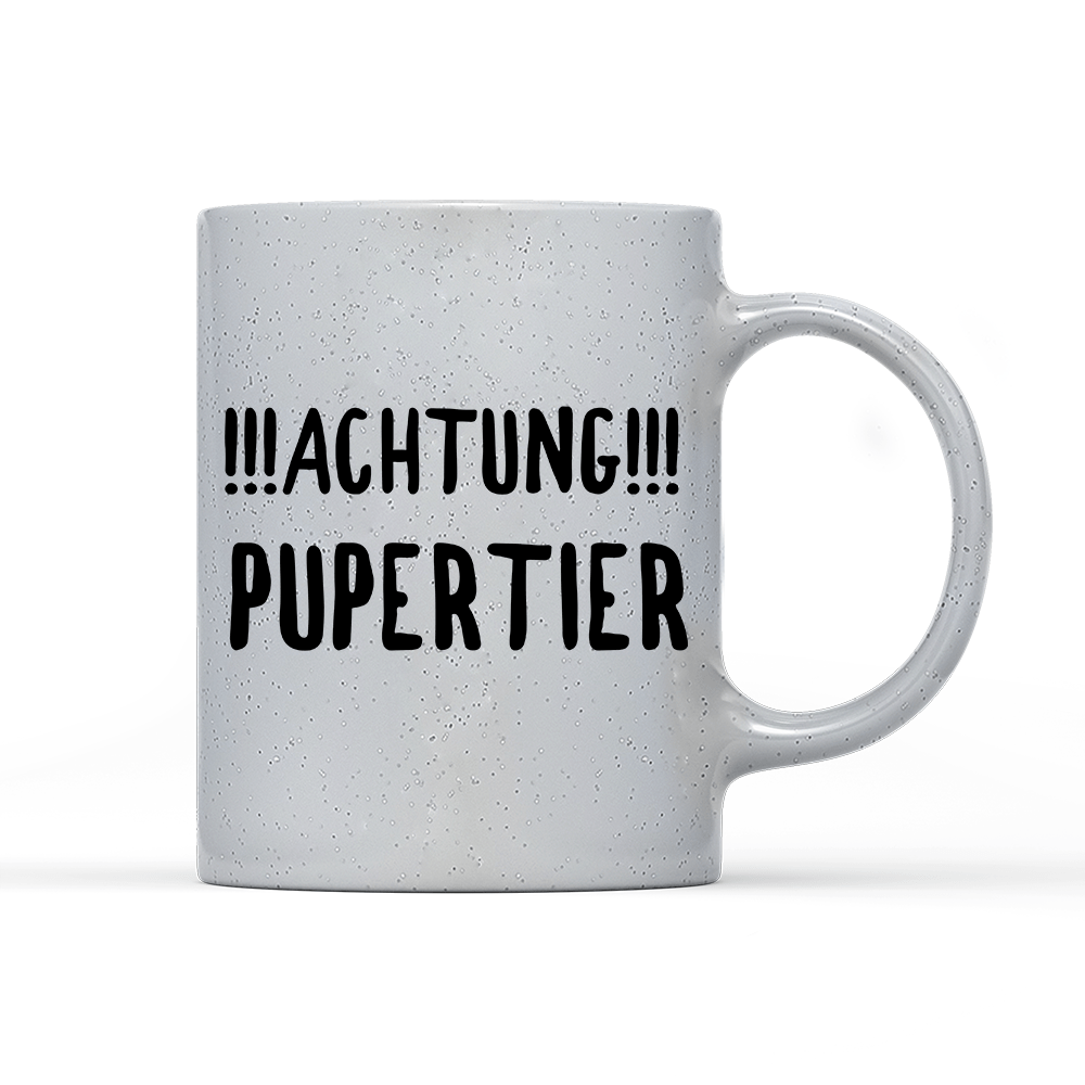 Tasse Magic Achtung Pupertier - Schwarzer - Kaffee