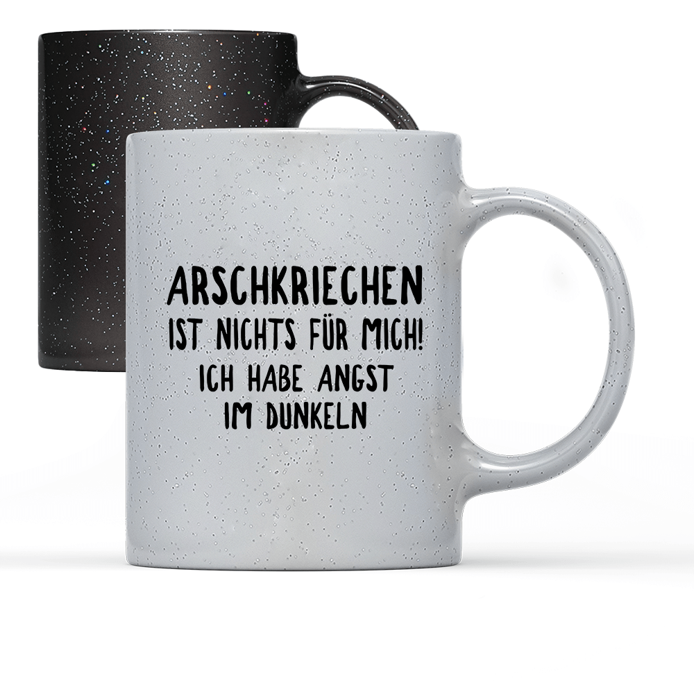 Tasse Magic Arschkriechen ist nichts für mich! - Schwarzer - Kaffee