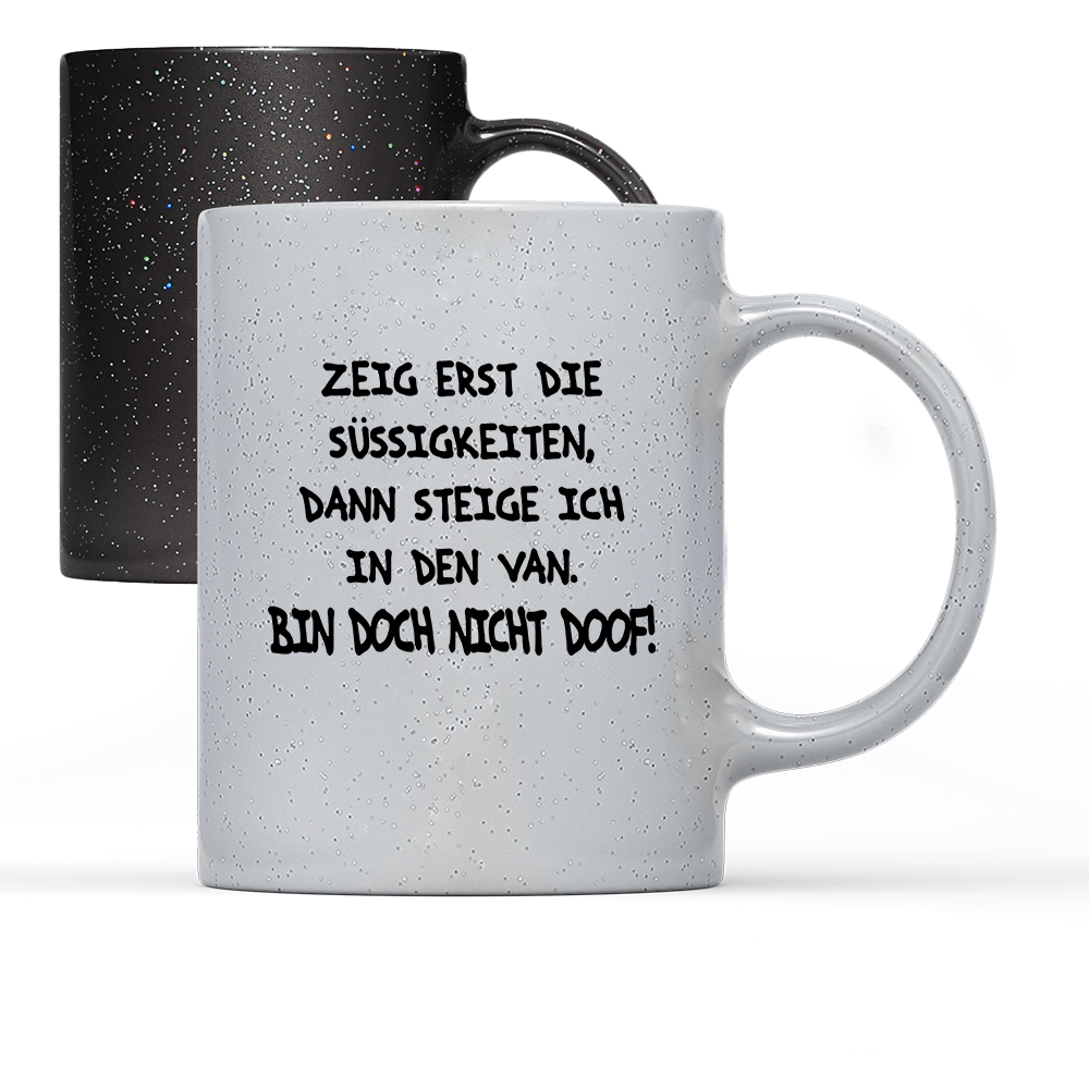 Tasse Magic Bin doch nicht doof - Schwarzer - Kaffee