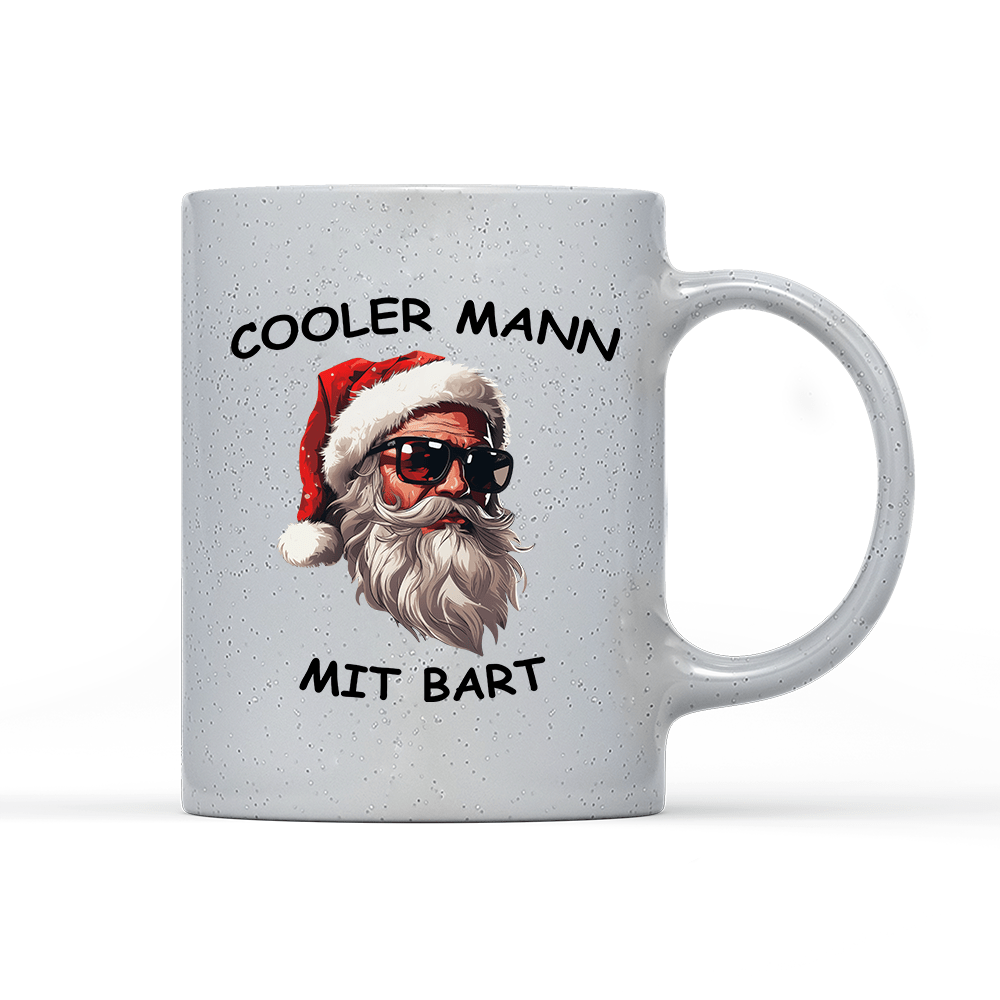 Tasse Magic Cooler Mann mit Bart - Schwarzer - Kaffee