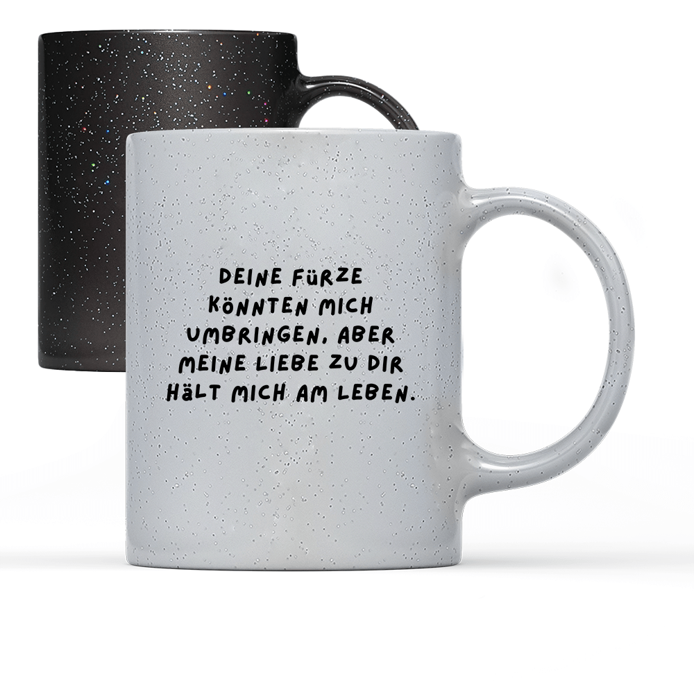 Tasse Magic Deine Fürze könnten mich umbringen - Schwarzer - Kaffee