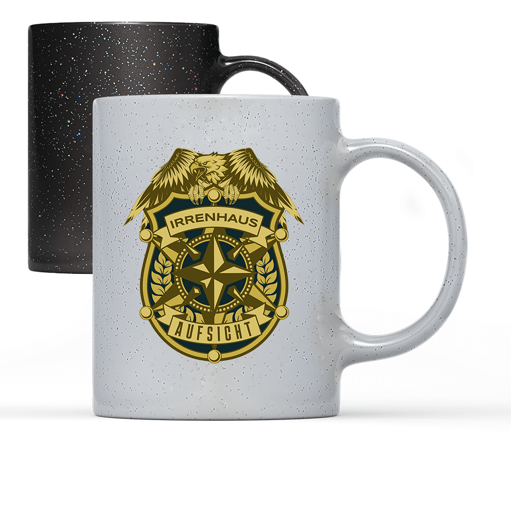 Tasse Magic Irrenhaus Aufsicht - Schwarzer - Kaffee