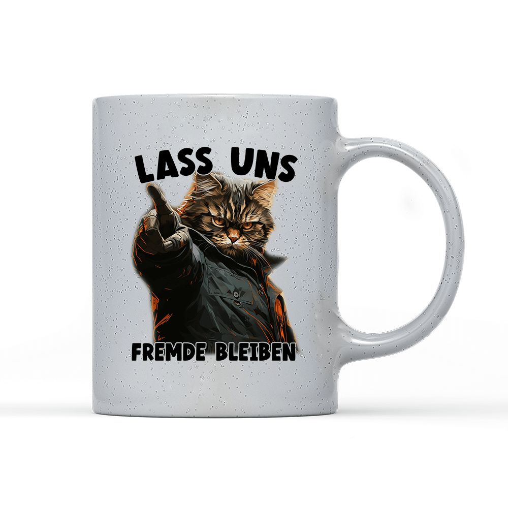 Tasse Magic Lass uns Fremde bleiben - Schwarzer - Kaffee