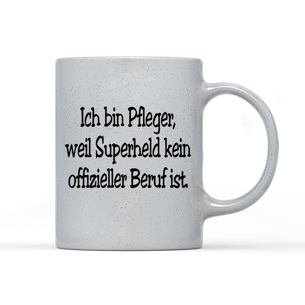 Tasse Magic Pfleger, weil Superheld kein Offizieller Beruf ist. - Schwarzer - Kaffee