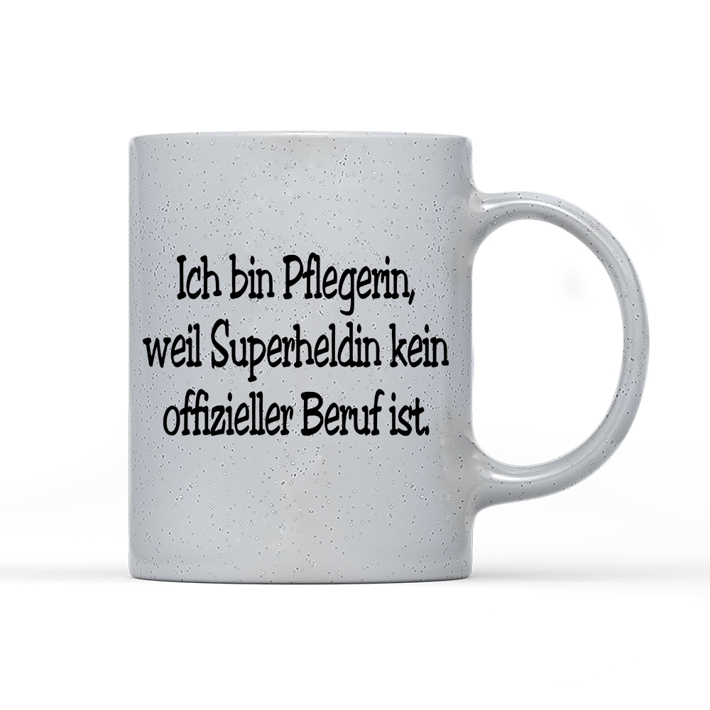 Tasse Magic Pflegerin, weil Superheldin kein offizieller Beruf ist. - Schwarzer - Kaffee
