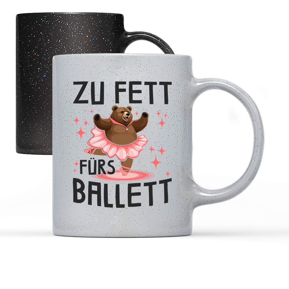 Tasse Magic Zu fett fürs Ballett - Schwarzer - Kaffee